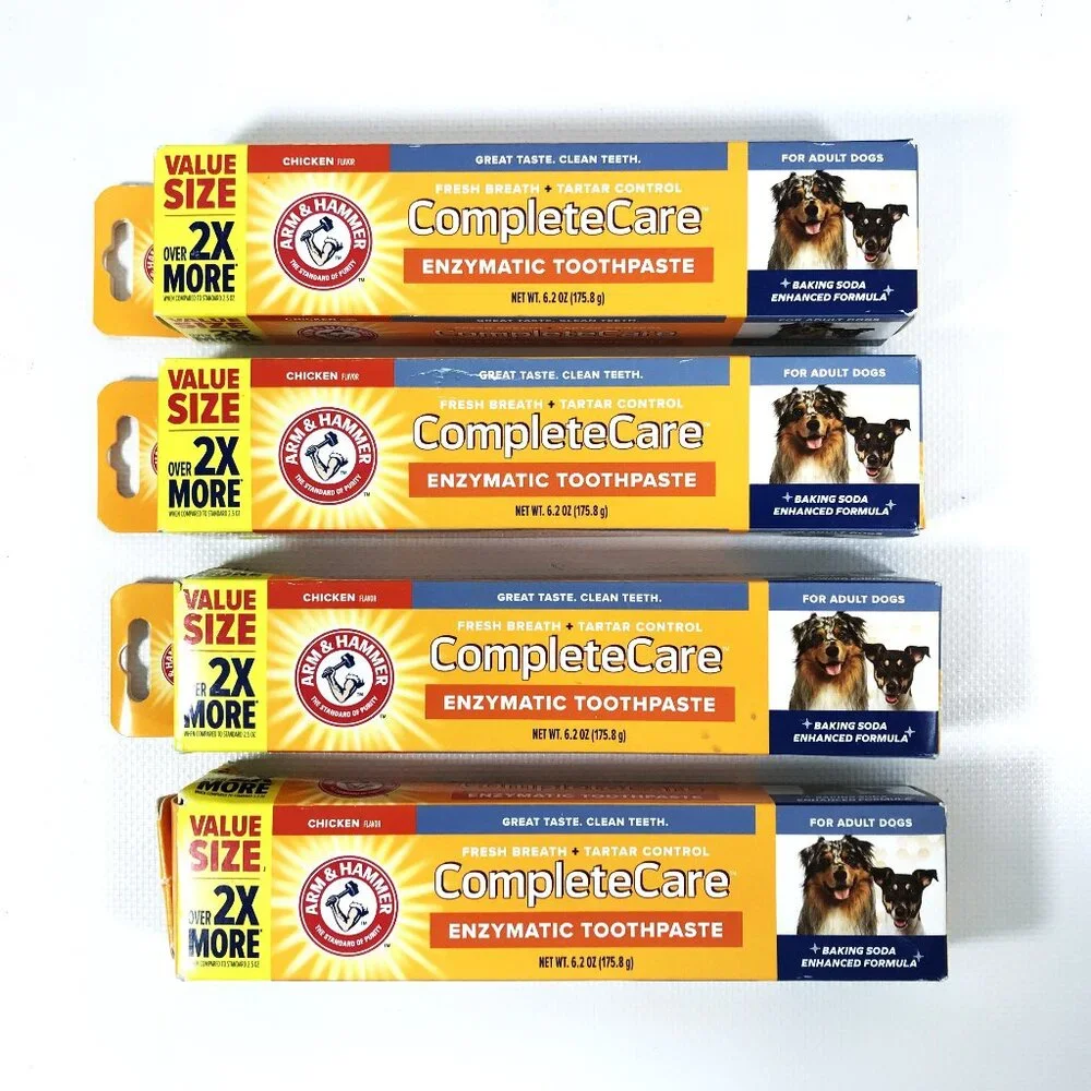 Arm & Hammer Complete Care Enzymatic Dog Toothpaste Chicken Flavor One Box